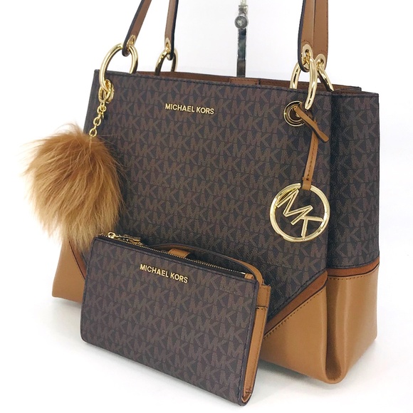 3PCS Michael Kors Nicole Tote Wallet Charms - Picture 2 of 8